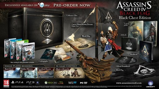 Assassin's Creed IV: Black Flag - Assassin's Creed IV. Черный флаг. Black Chest Edition Assassin's Creed IV: Black Flag - Assassin's Creed IV. Черный флаг. Black Chest Edition